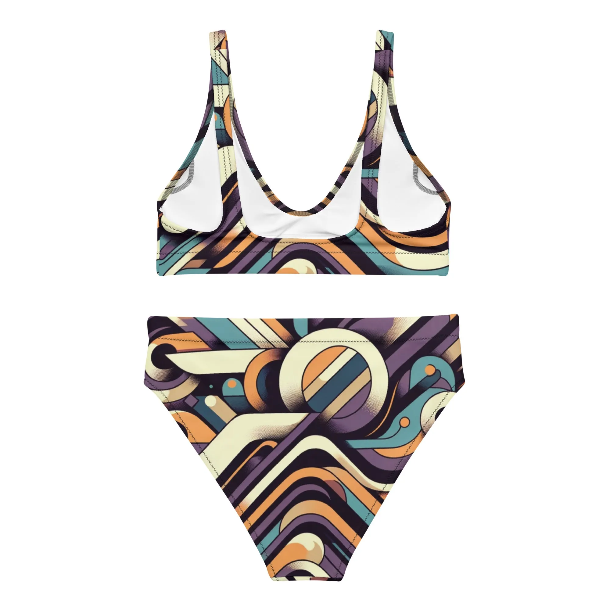 Trend4us Recycled High-Waisted Bikini
