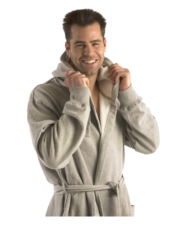 Unisex Sweatshirt Hooded Robes - Full Length
