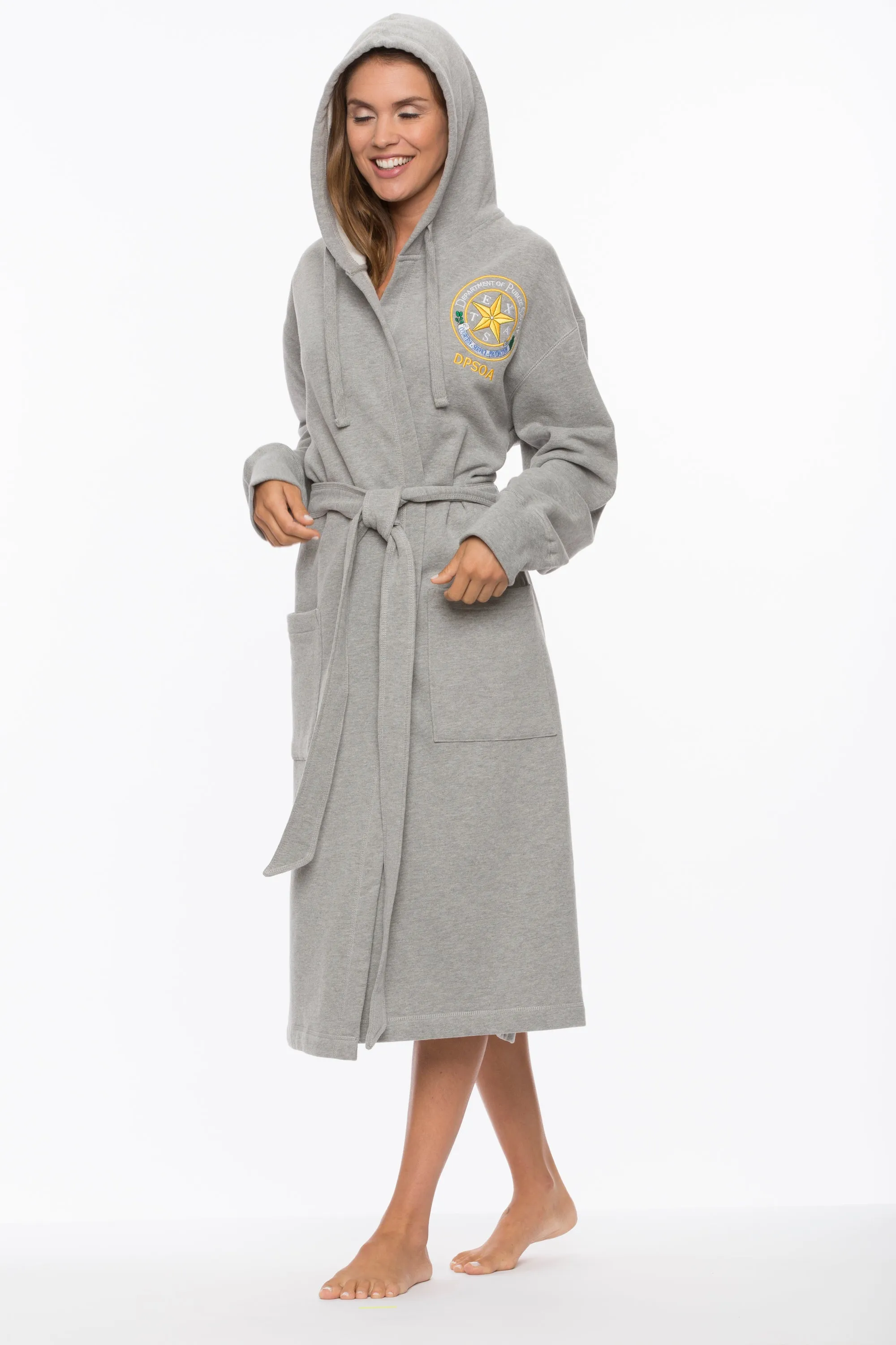 Unisex Sweatshirt Hooded Robes - Full Length
