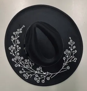 Vegan Felt Hat - XL Brim - Baby's Breath