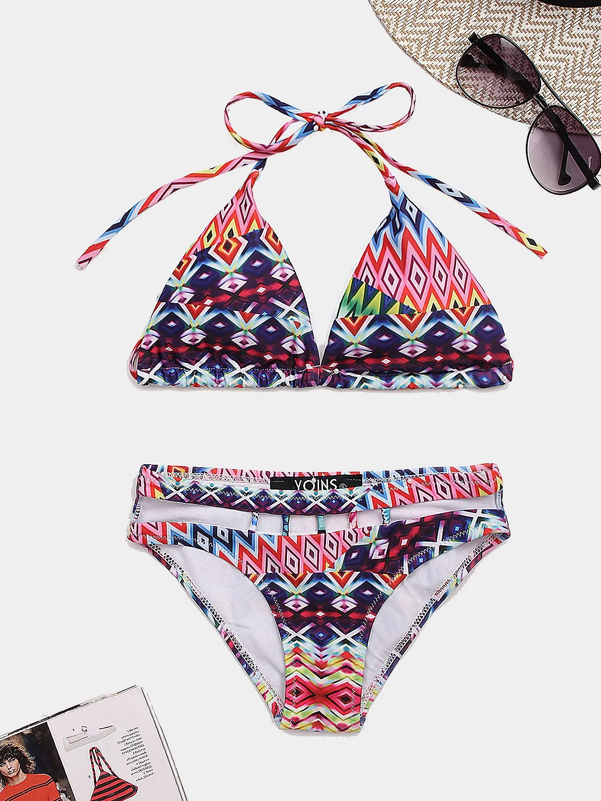 Wholesale Geometrical Two Pieces Bikini
