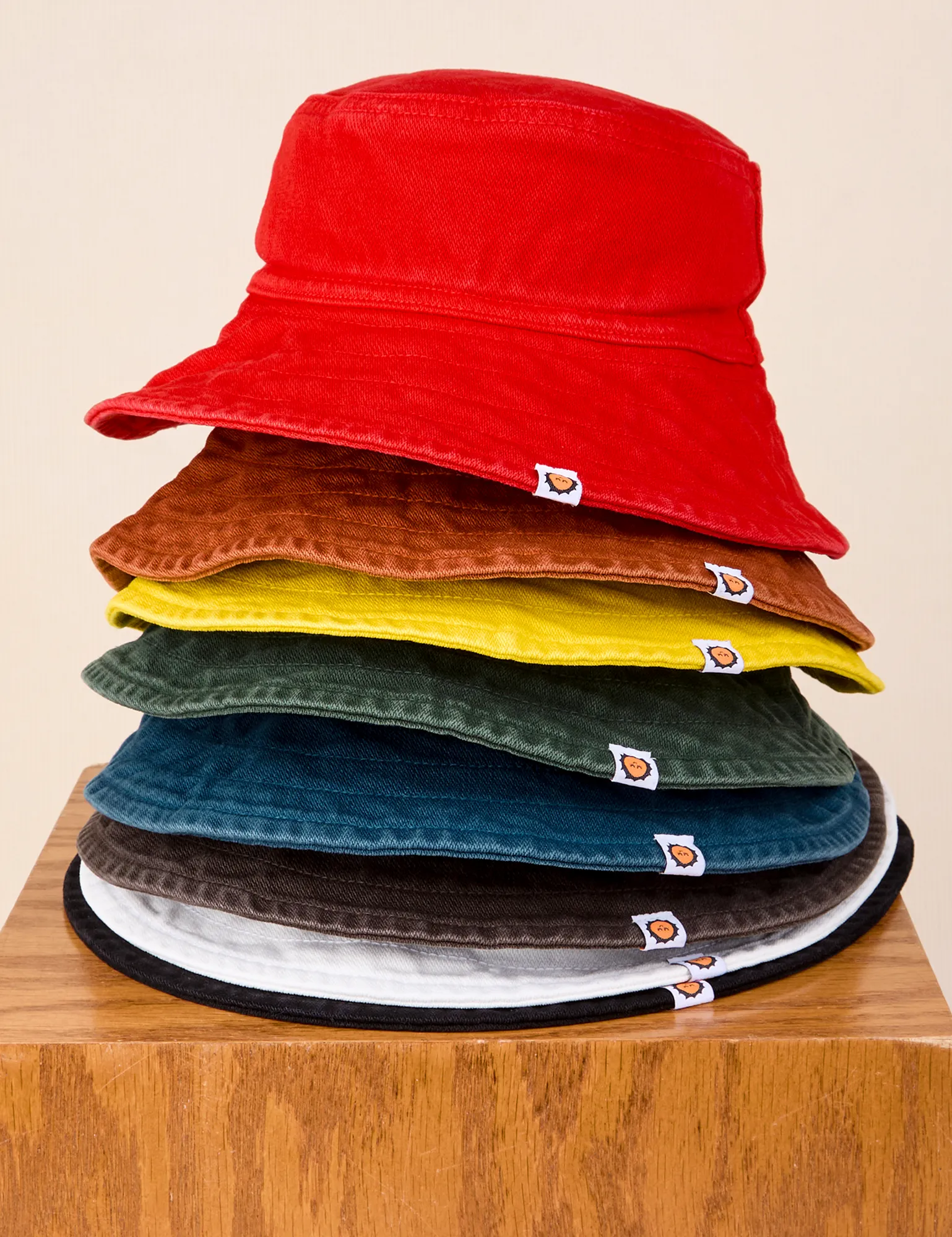 Wide Brim Denim Bucket Hats