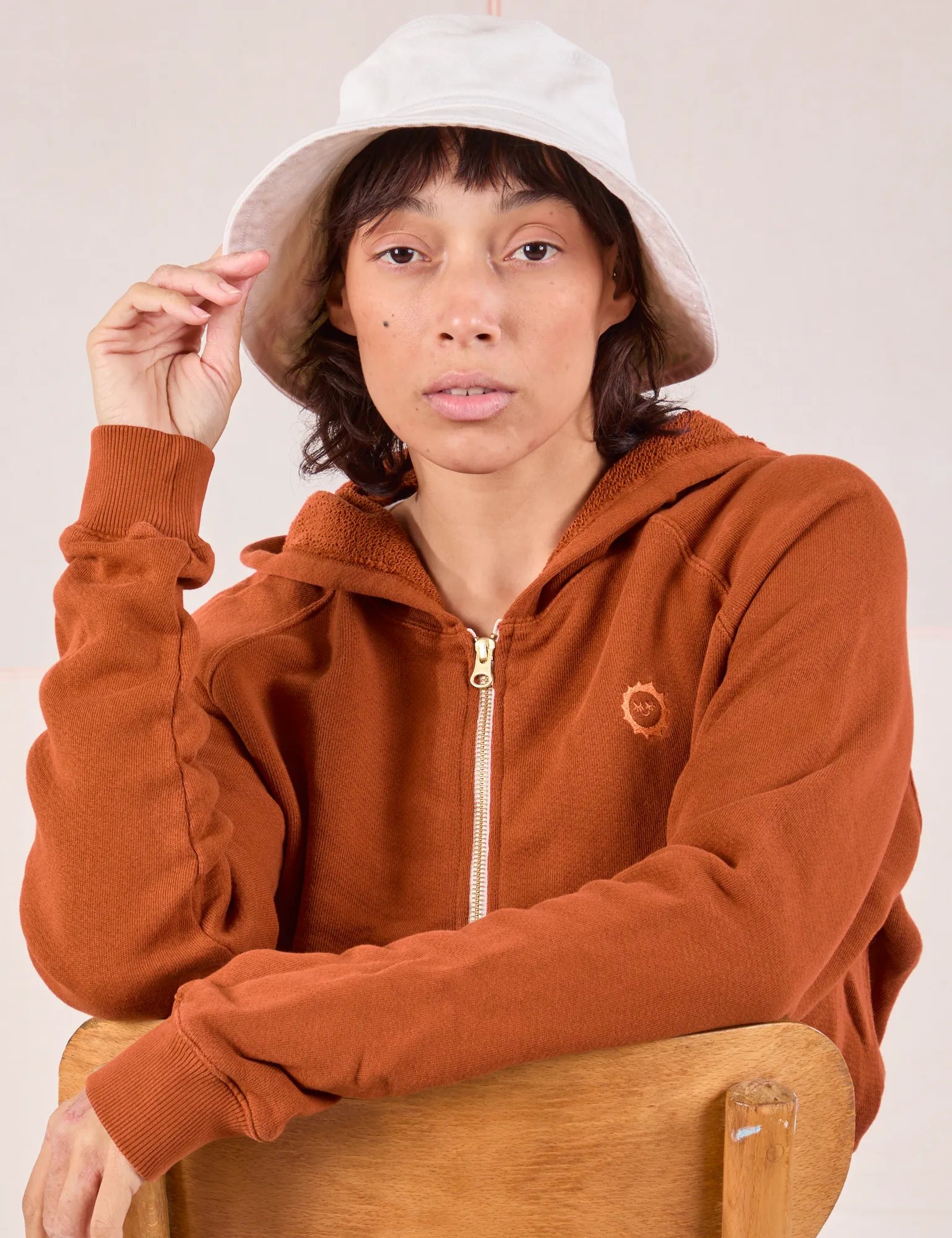 Wide Brim Denim Bucket Hats