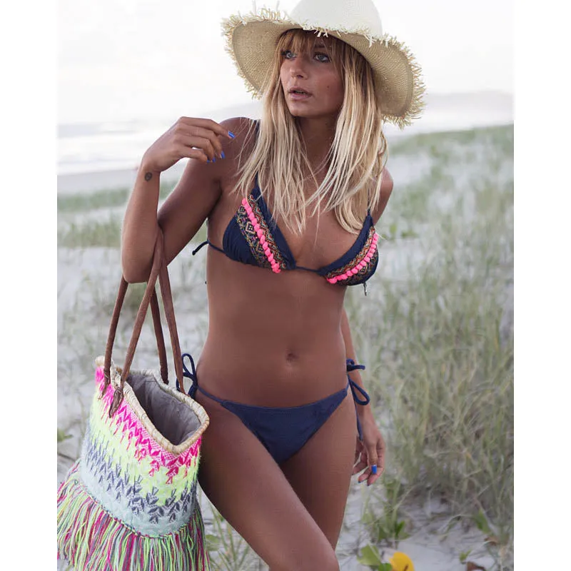 Women's Push-Up Bathing Suit With Print