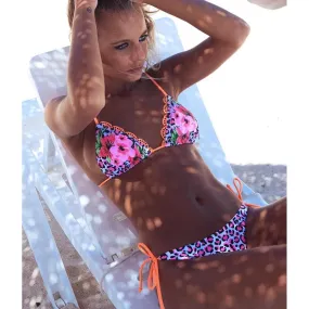 Women's Push-Up Bathing Suit With Print